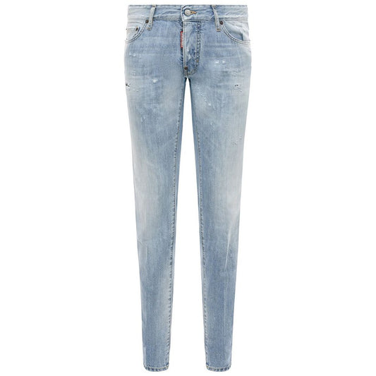 Dsquared² Light Blue Cotton Men Jeans DS-15247-IT50 | L
