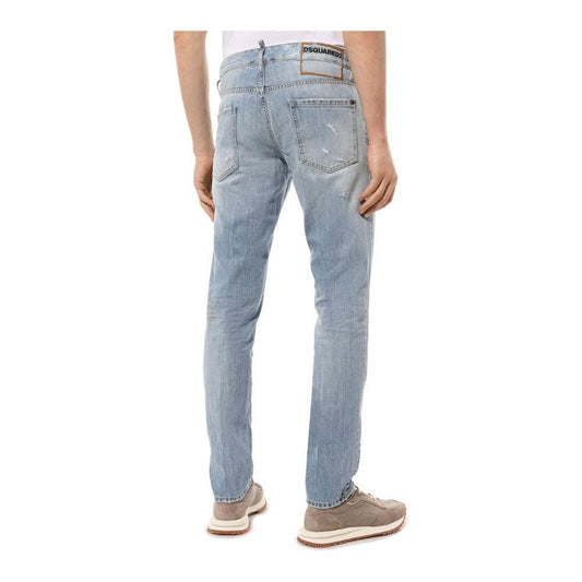 Dsquared² Light Blue Cotton Men Jeans DS-15247-IT50 | L