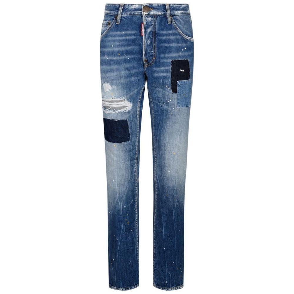 Dsquared² Blue Cotton Jeans & Pant DS-15246-IT48 | M