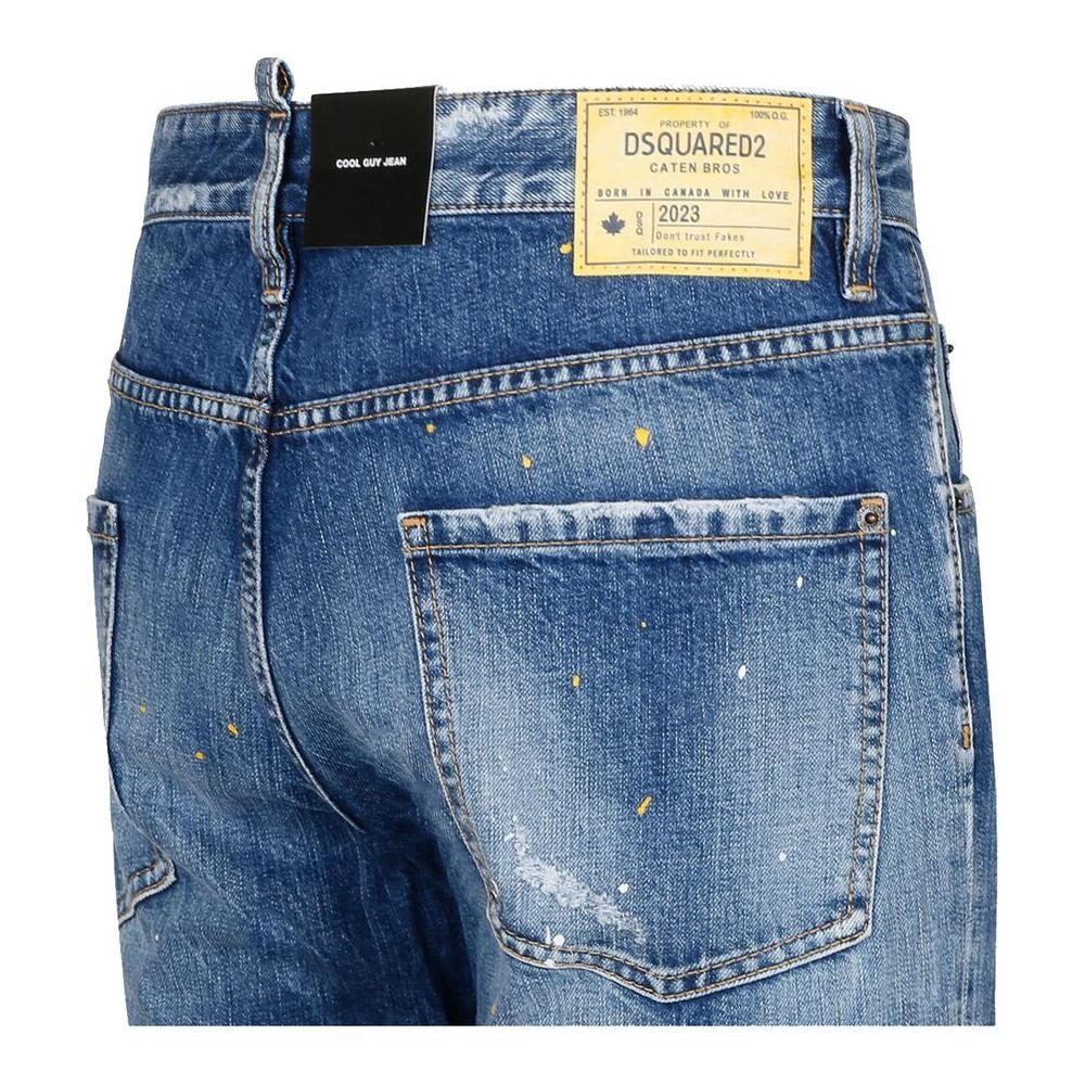 Dsquared² Blue Cotton Jeans & Pant DS-15246-IT48 | M