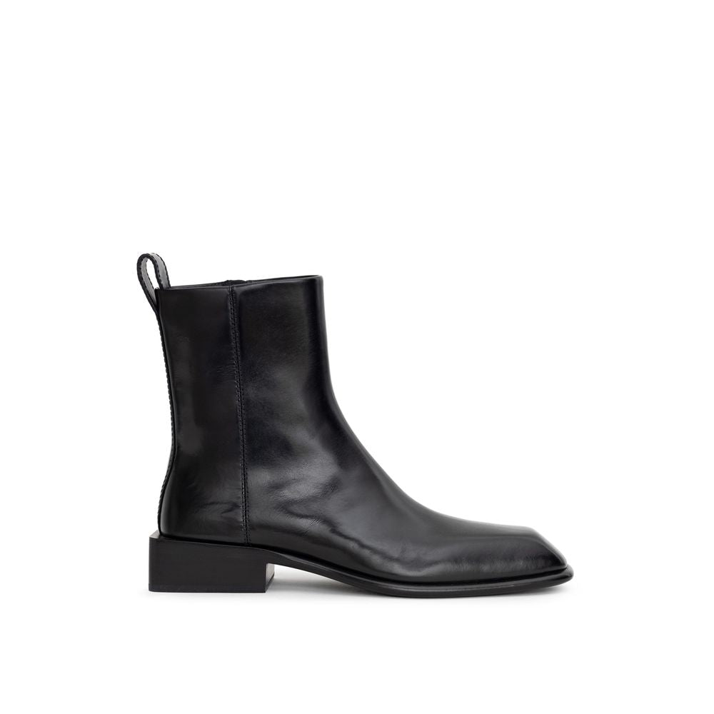 Alexander Wang Black Leather Ankle Boots