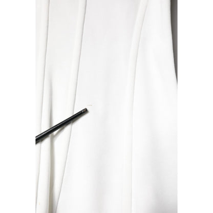 Dolce & Gabbana White Cotton Blend 3/4 Sleeves Blouse Top