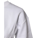 Dolce & Gabbana White Cotton Blend 3/4 Sleeves Blouse Top TSH87262-36