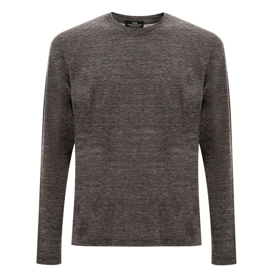 Corneliani Gray Wool T-Shirt CO-7706662-IT50 | L