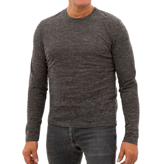 Corneliani Gray Wool T-Shirt CO-7706662-IT50 | L