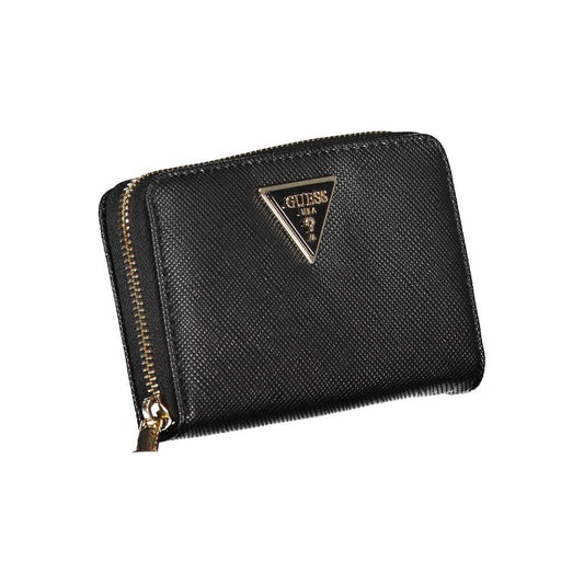 Guess Jeans Chic Black Multi-Compartment Wallet Guess Jeans Dark Slate Gray