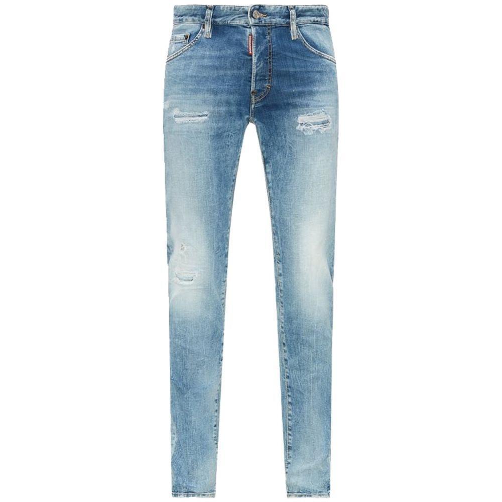 Dsquared² Blue Cotton Jeans & Pant DS-15248-IT56 | 3XL