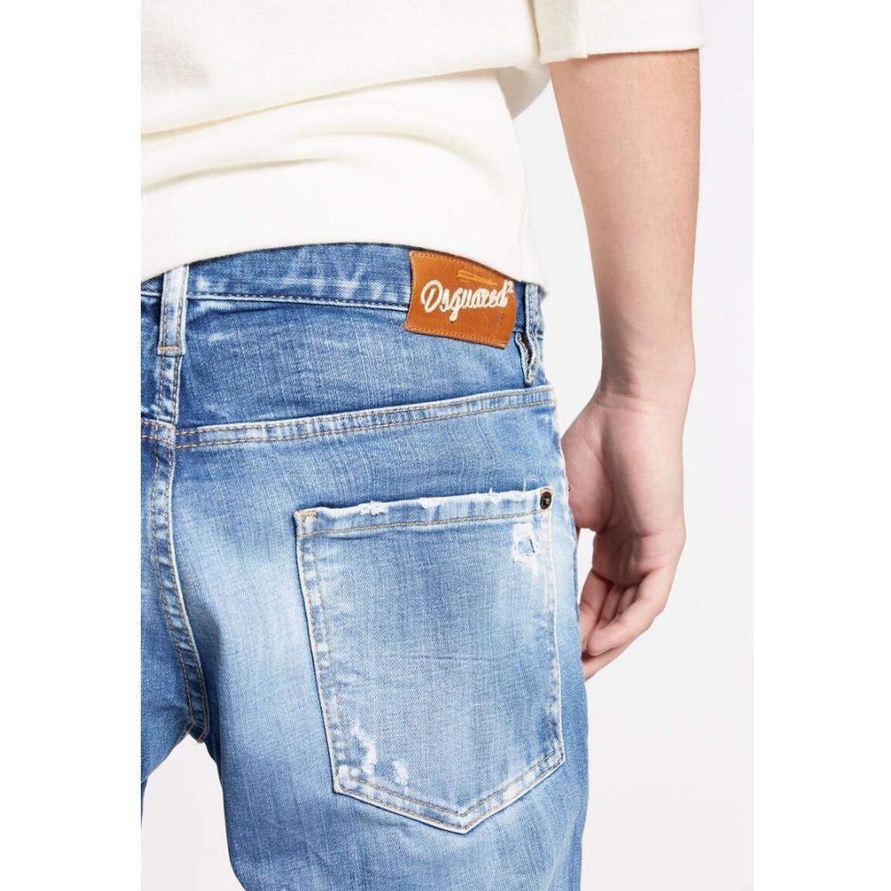 Dsquared² Blue Cotton Jeans & Pant DS-15248-IT56 | 3XL