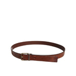 Dolce & Gabbana Brown Leather Metal Buckle Classic Belt BEL9300-90