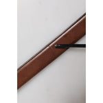 Dolce & Gabbana Brown Leather Metal Buckle Classic Belt BEL9306-85