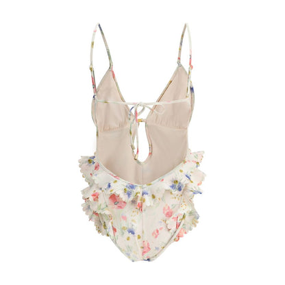 Zimmermann Multicolor Lycra One-Piece Swimsuit