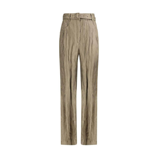 Gabriela Hearst Ruched silk Norman Pants GA-2252168S127GNM-IT40 | M