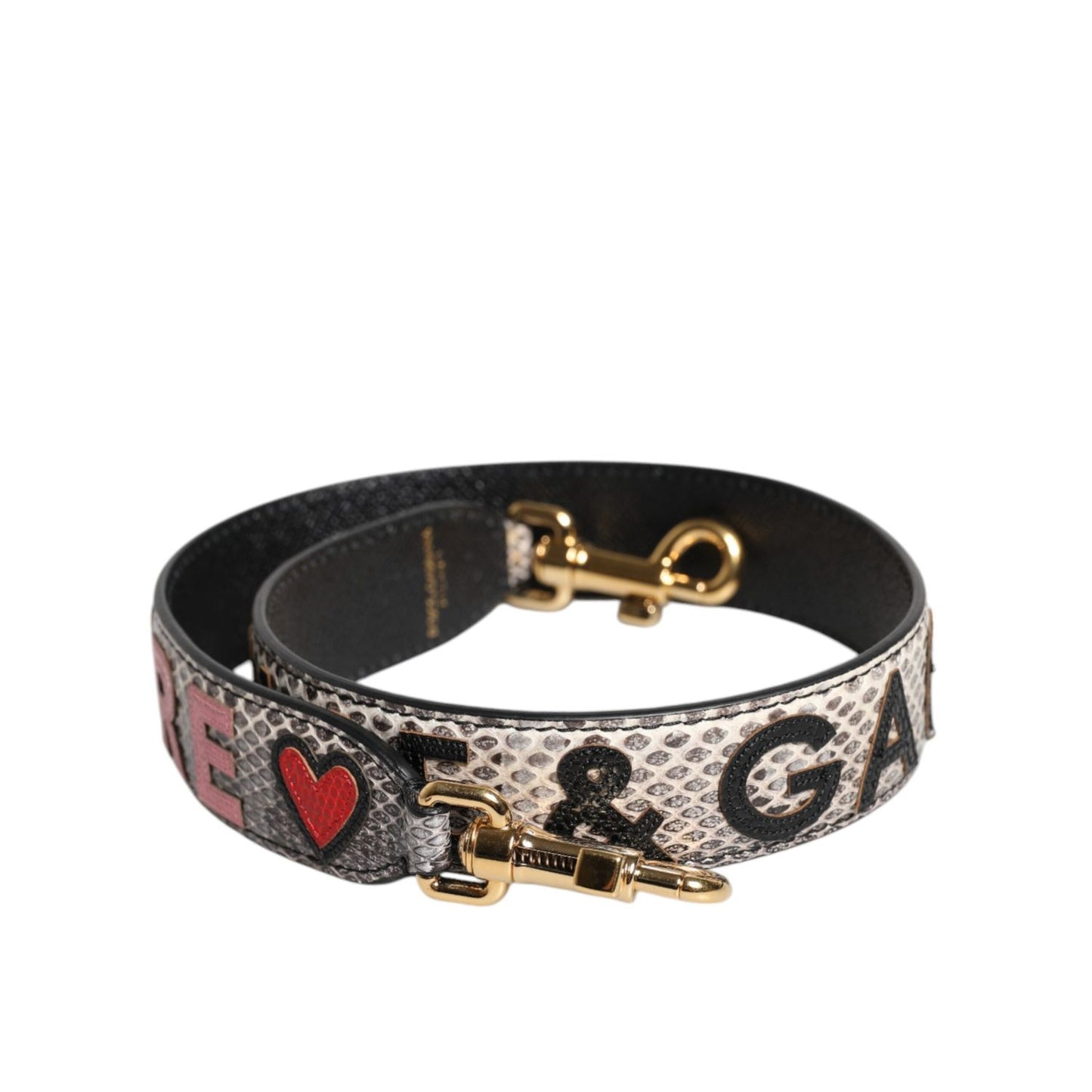 Dolce & Gabbana Multicolor DG AMORE Patch Bag Shoulder Strap