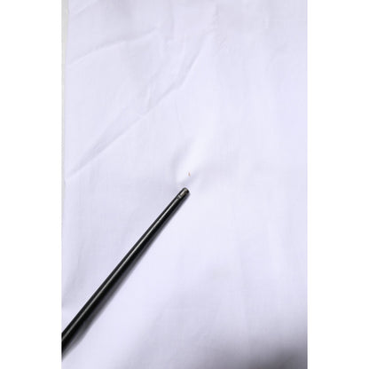 Dolce & Gabbana White Cotton Stretch GOLD Dress Formal Shirt