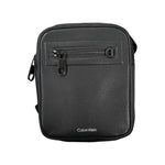 Calvin Klein Sleek Black Shoulder Bag with Contrasting Details CA-26053