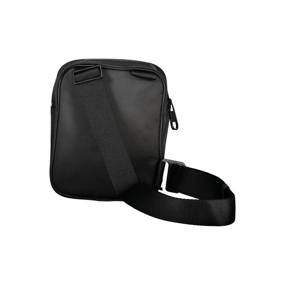 Calvin Klein Sleek Black Shoulder Bag with Contrasting Details CA-26053