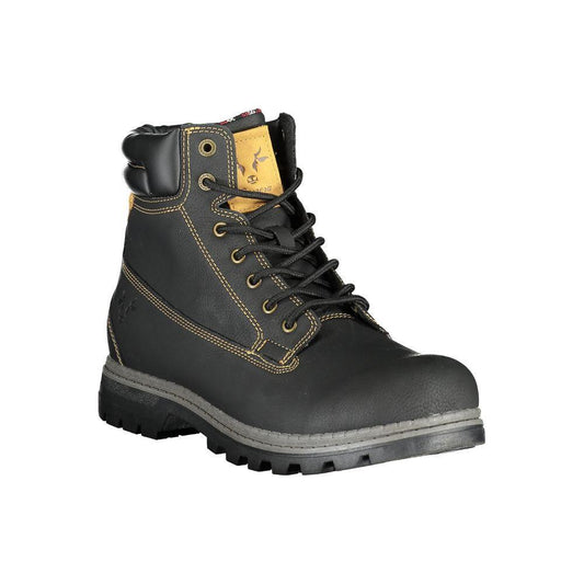 Carrera Sleek Lace-Up Boots with Contrast Accents CA-25559-EU41/US8