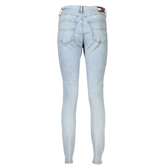 Tommy Hilfiger Light Blue Cotton Women Jeans TO-27248-W25 | L32