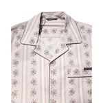 Dolce & Gabbana Beige Floral Print Cotton Men Pajama Set Sleepwear KOS2283-38