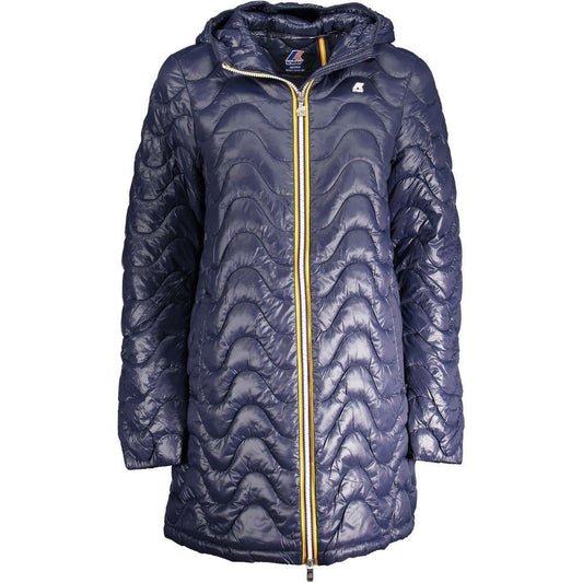 K-WAY Blue Polyamide Jackets & Coat KW-30572-M