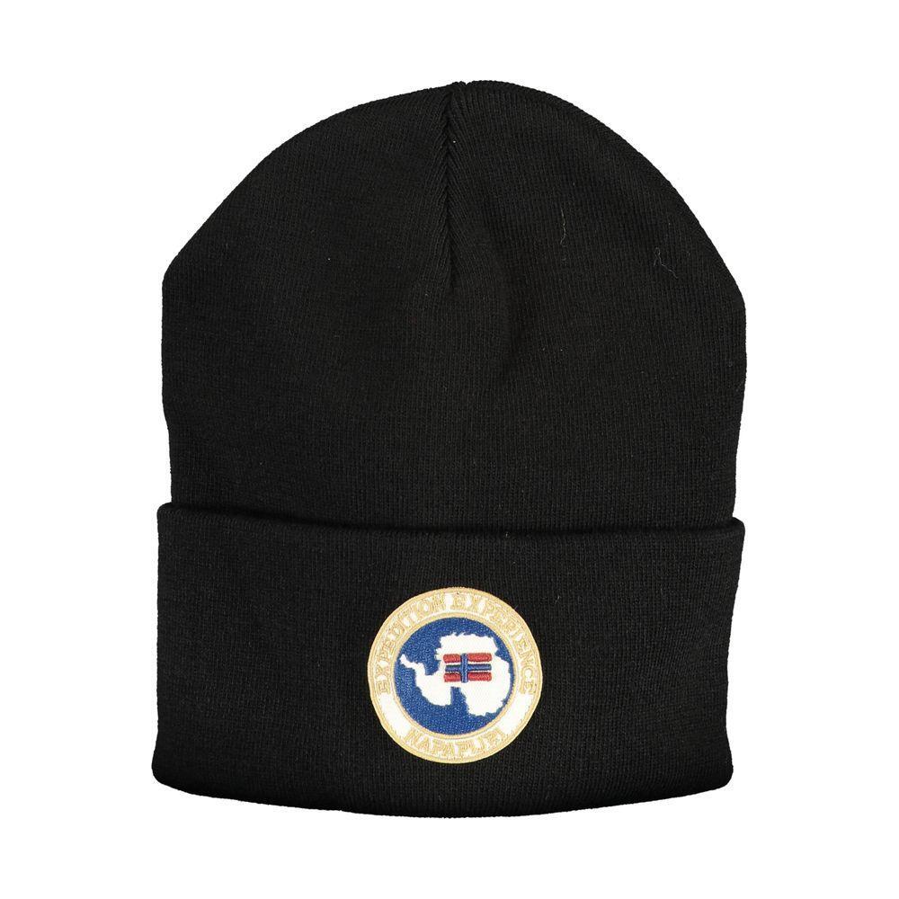 Napapijri Black Marabou Men Hat NA-24960