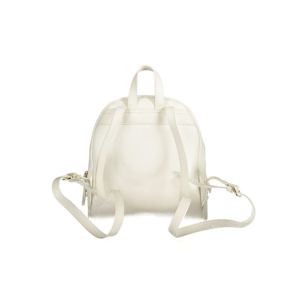 Front view with bag zipped and handles upright.