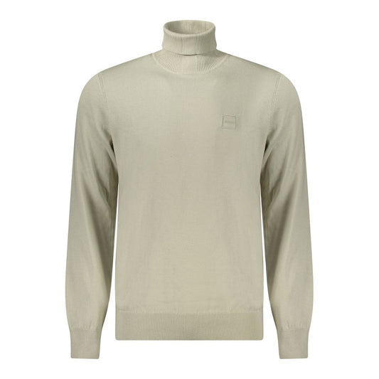 Hugo Boss Beige Cotton Men Sweater BO-34609-S