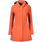 K-WAY Red Polyester Women Coat KW-34190-S