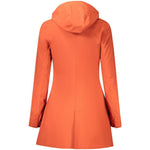 K-WAY Red Polyester Women Coat KW-34190-S