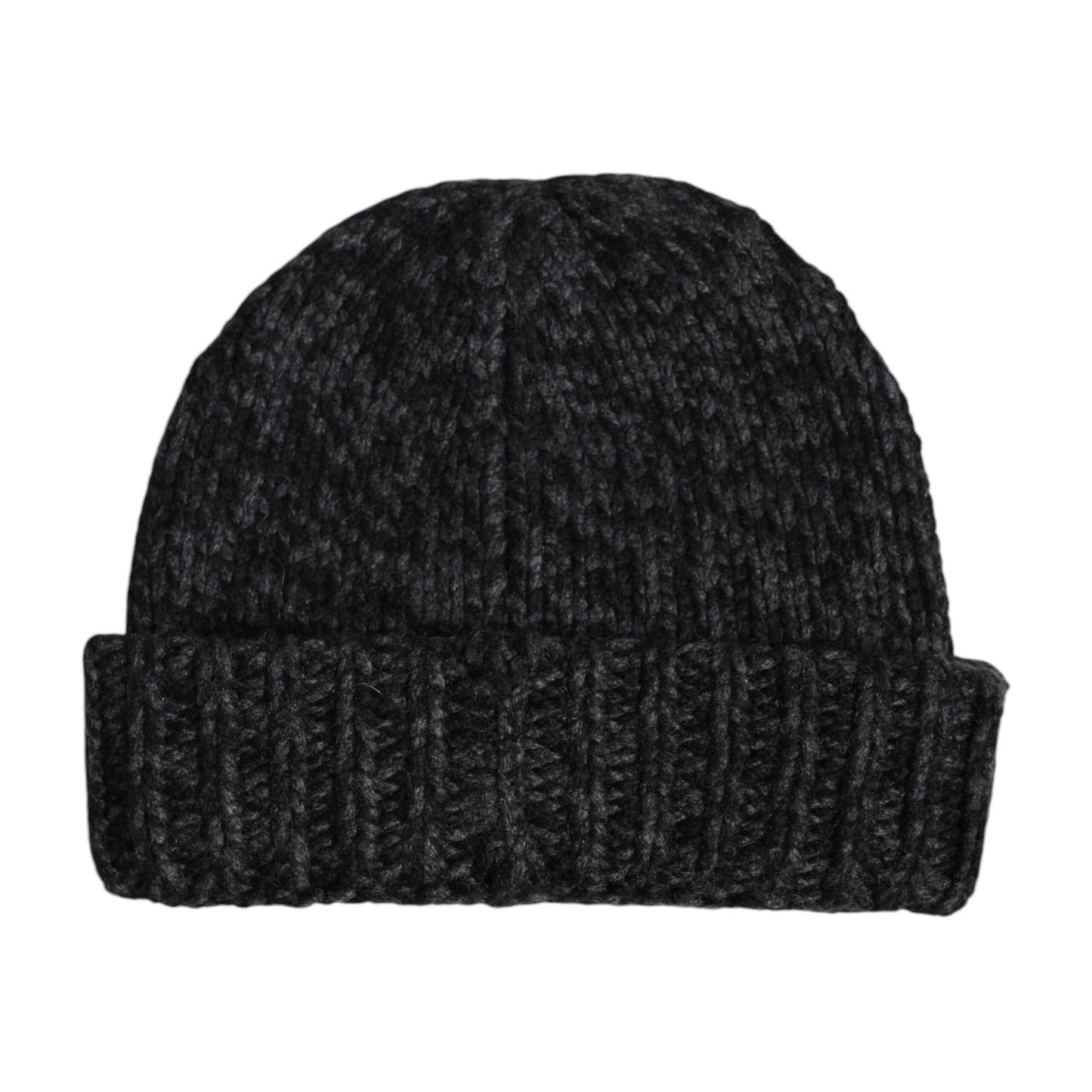 Dolce & Gabbana Gray Cashmere Knitted Winter Beanie Hat
