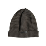 Dolce & Gabbana Green Wool DG Plaque Knitted Winter Beanie Hat HAT9697