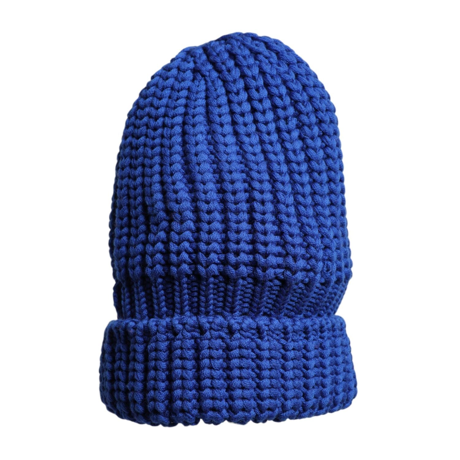 Dolce & Gabbana Blue Wool Knitted Winter Beanie Hat