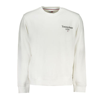 Tommy Hilfiger White Cotton Men Sweater