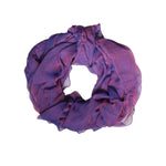 Dolce & Gabbana Purple Silk Rectangle Wrap Shawl Scarf MS7497