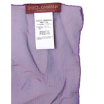 Dolce & Gabbana Purple Silk Rectangle Wrap Shawl Scarf MS7497