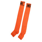 Dolce & Gabbana Orange Cotton DG Logo Print Open Toe Socks SCS2239