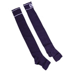 Dolce & Gabbana Purple Cotton DG Logo Print Open Toe Socks SCS2242