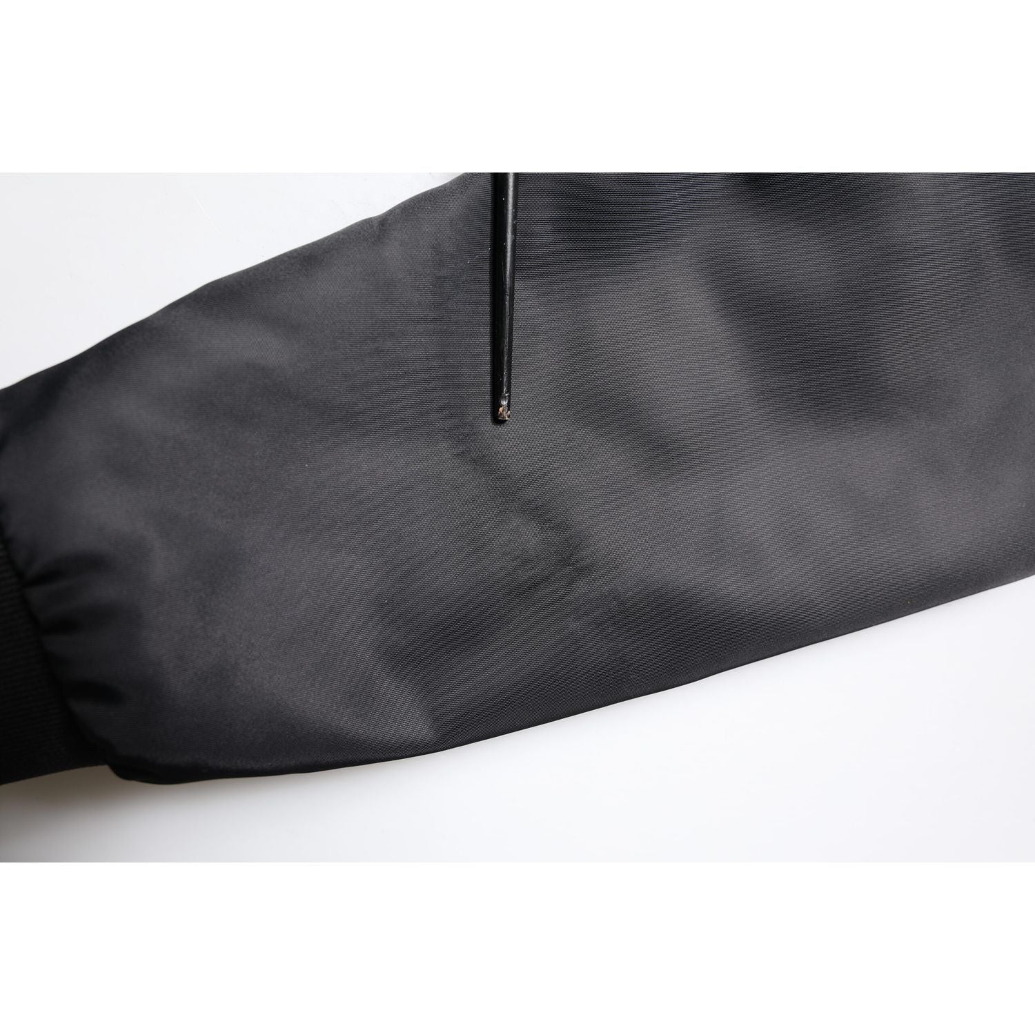 Dolce & Gabbana Black Lambskin Leather Biker Full Zip Jacket