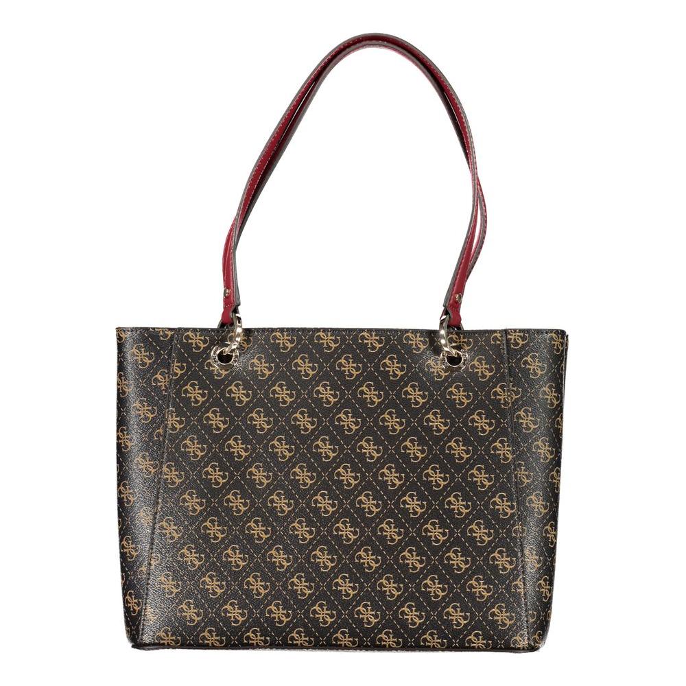 Front view with bag zipped and handles upright.