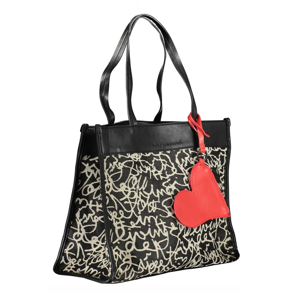 Front view with bag zipped and handles upright.