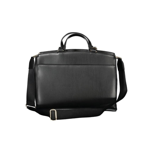 Tommy Hilfiger Black Polyethylene Women Handbag Tommy Hilfiger Dark Slate Gray