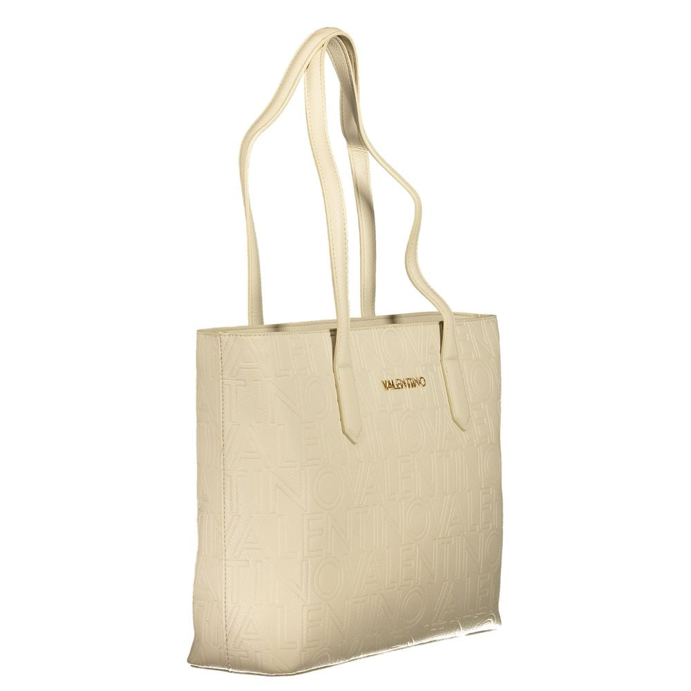 Front view with bag zipped and handles upright.