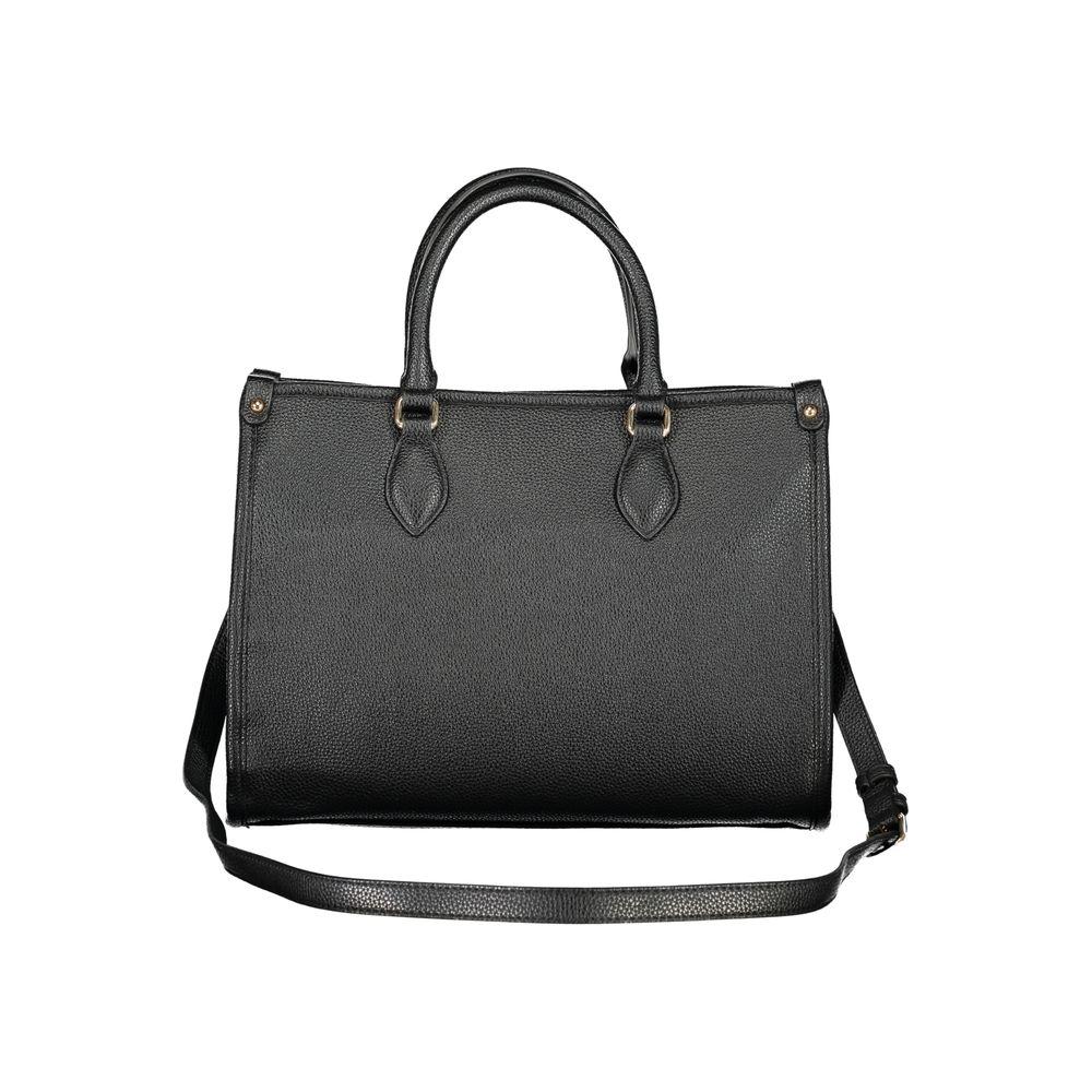 Front view with bag zipped and handles upright.