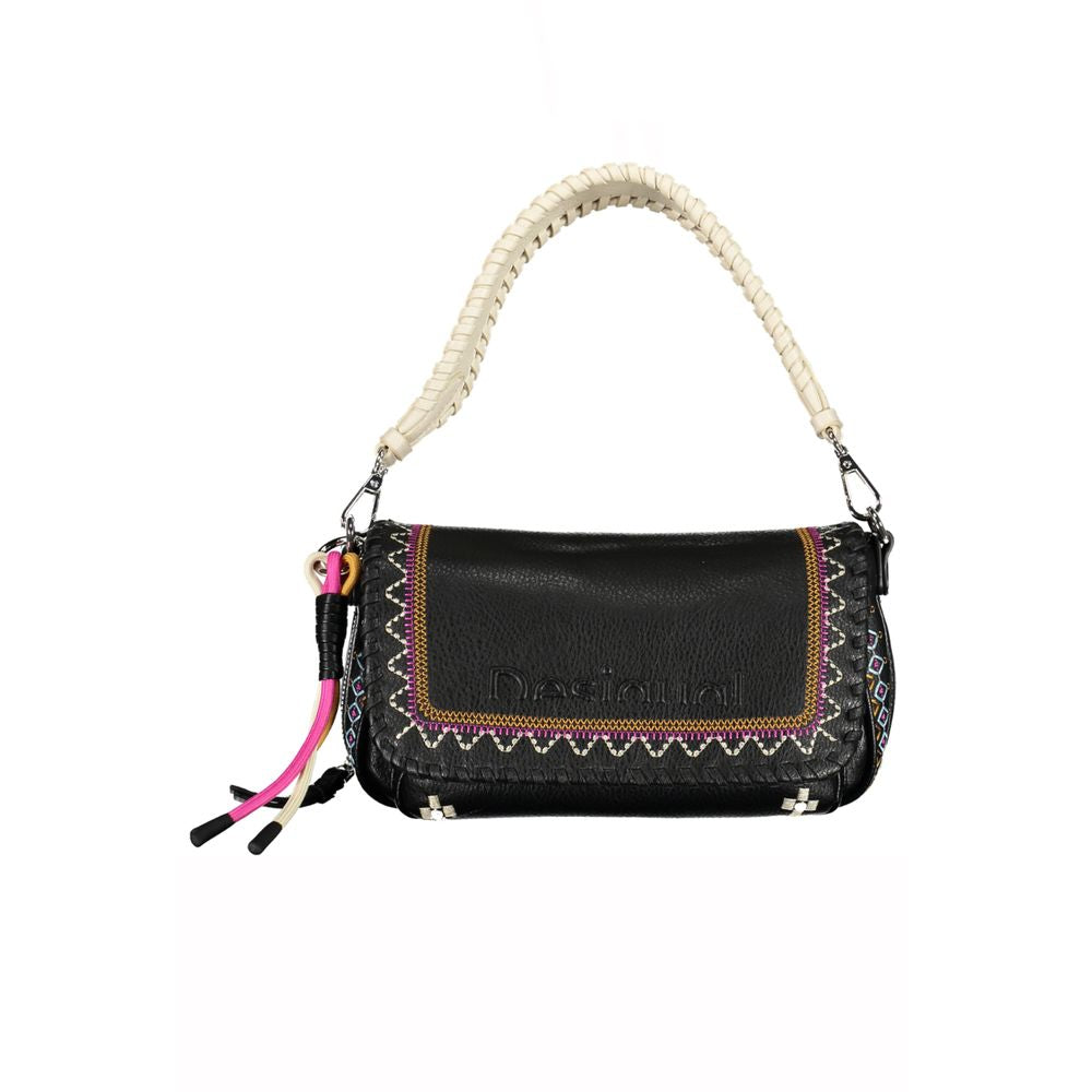 Front view with bag zipped and handles upright.