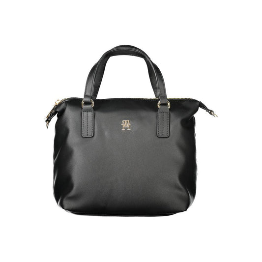 Tommy Hilfiger Black Polyester Women Handbag Tommy Hilfiger Dark Slate Gray