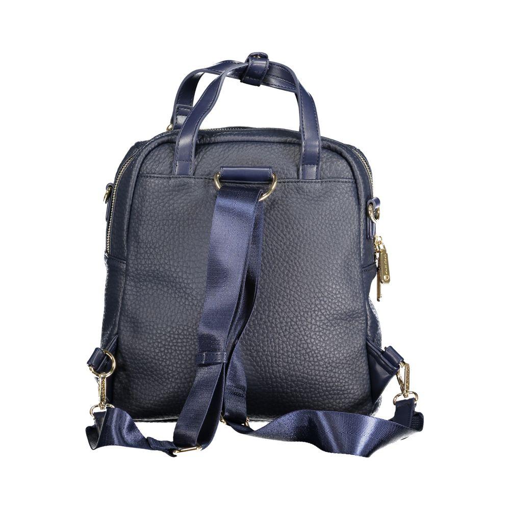 Front view with bag zipped and handles upright.