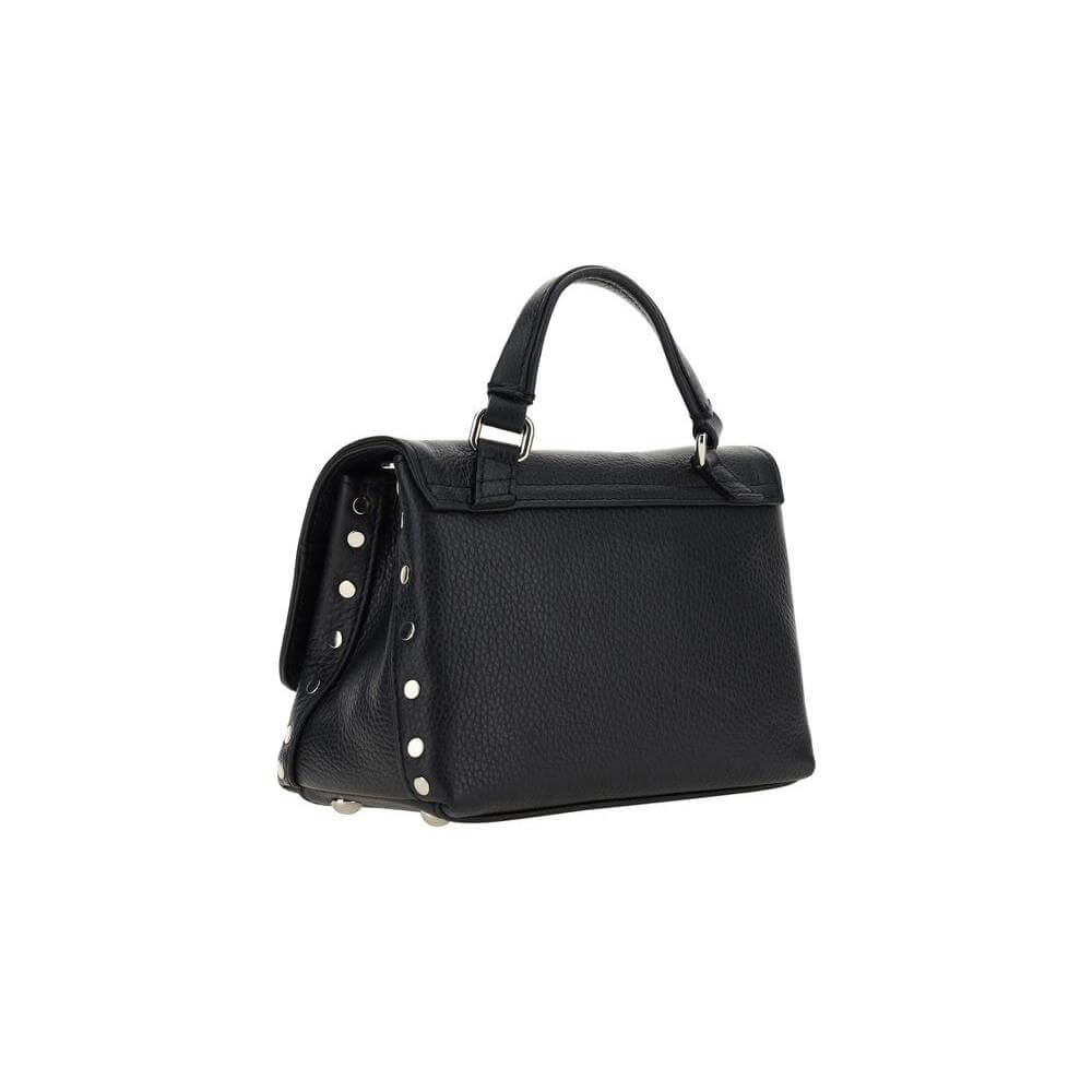 Front view with bag zipped and handles upright.