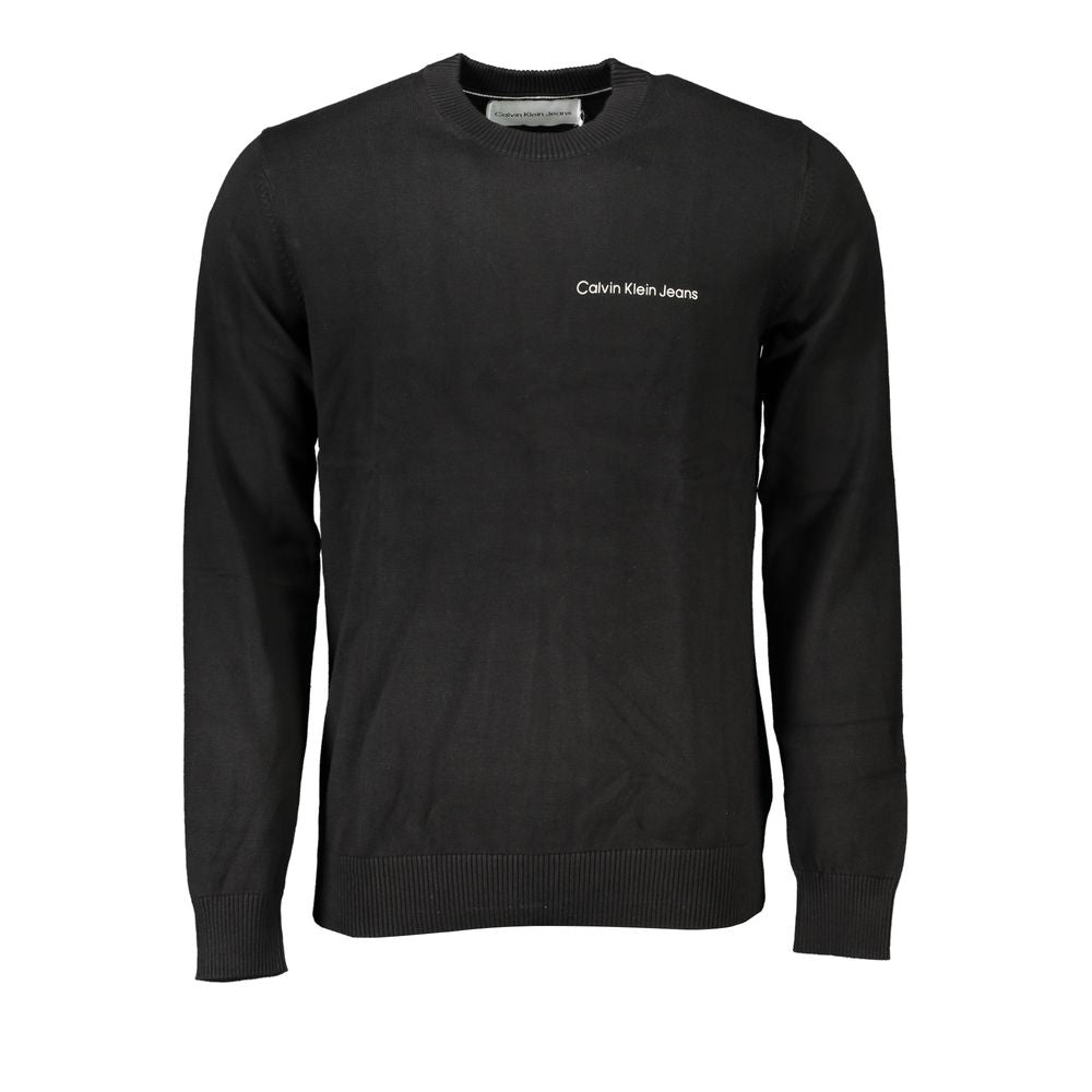 Calvin Klein Sleek Long Sleeve Crew Neck Sweater with Logo CA-27206-XL