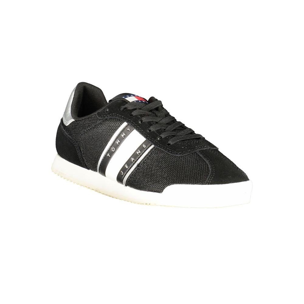 Tommy Hilfiger Black Polyester Sneaker