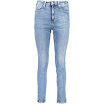 Calvin Klein Blue Cotton Women High Rise Skinny Jean CA-36920-W26 | L30